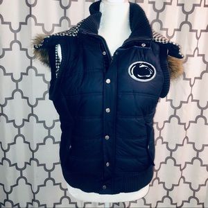 ❄️Women’s PSU Vest with Faux Fur hood